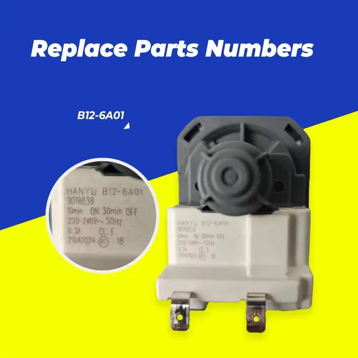 HANYU B12-6A01 220-240V 50/60Hz 0,3A pompe de vidange pour lave-vaisselle pour MIDEA PELONIS