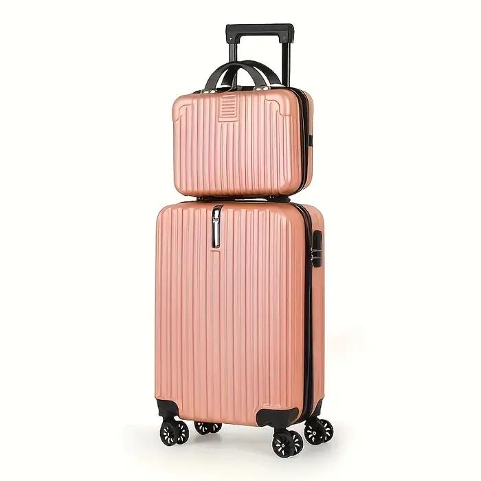Ensemble de bagages 2 pièces comprenant un sac de voyage cabine, une valise de 20 pouces et un sac à