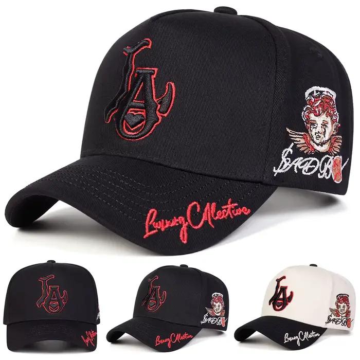 Casquette de Baseball unisexe avec broderie LA Love, chapeaux décontractés réglables pour l'extérieu