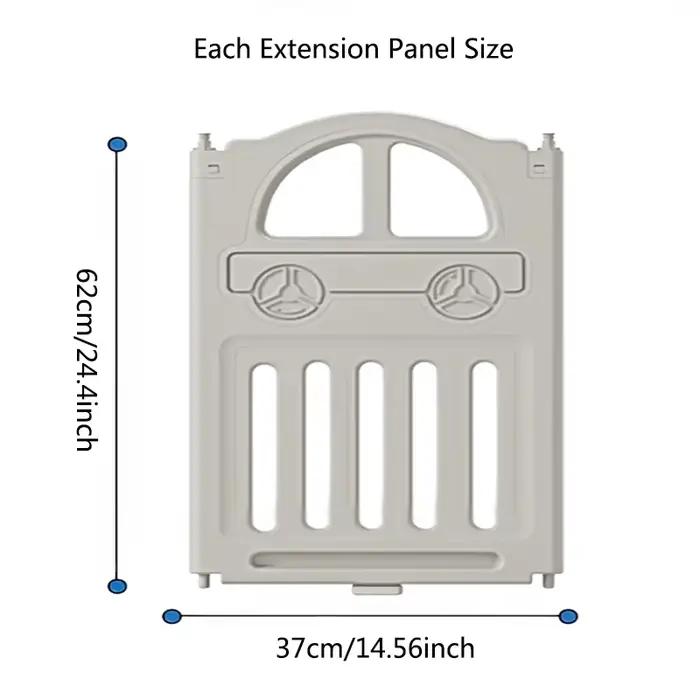 UBRAVOO 2 et 4 panneaux accessoires pour le parc bébé pliable EDP001 14 panneaux