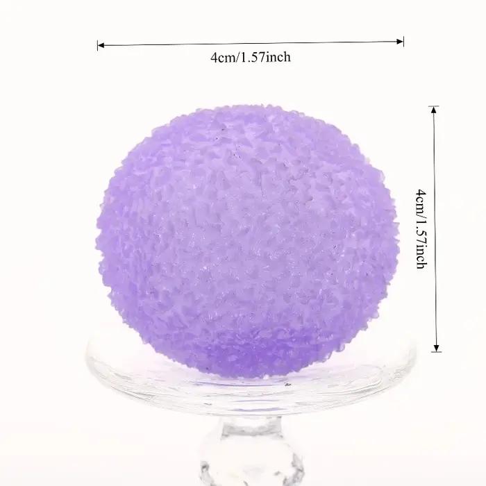 Boule de glace Maltose jouets spongieux bleu Mochi sensoriel Fidgets jouet simulé Transparent Anti-S