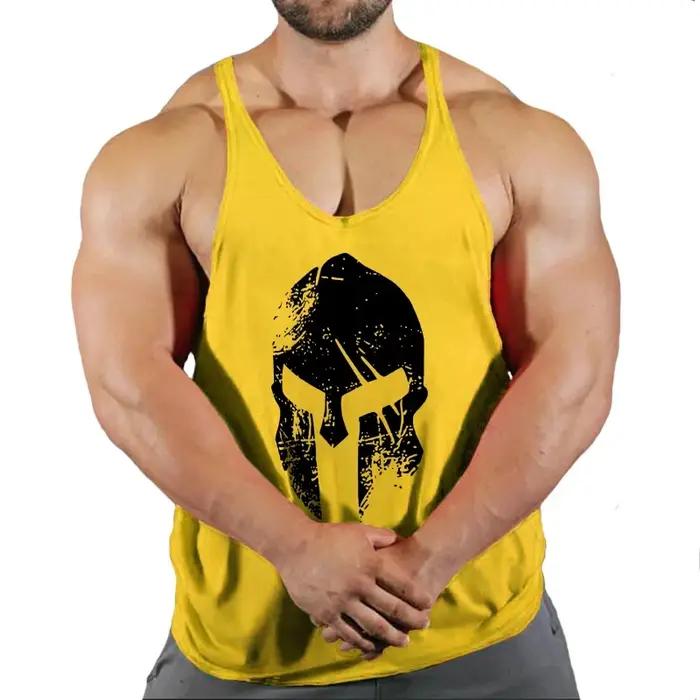Musculaire homme gymnases hommes vêtements débardeur gilet gymnase musculation et Fitness Stringer v