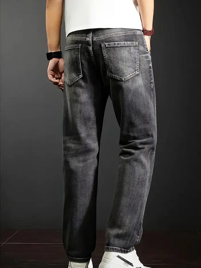 Jean extensible à jambes droites pour hommes