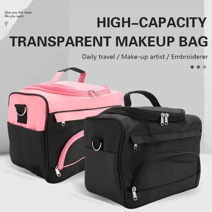 Sac de maquillage Portable pour Salon de tatouage d'ongles, mallette de rangement étanche, organisat