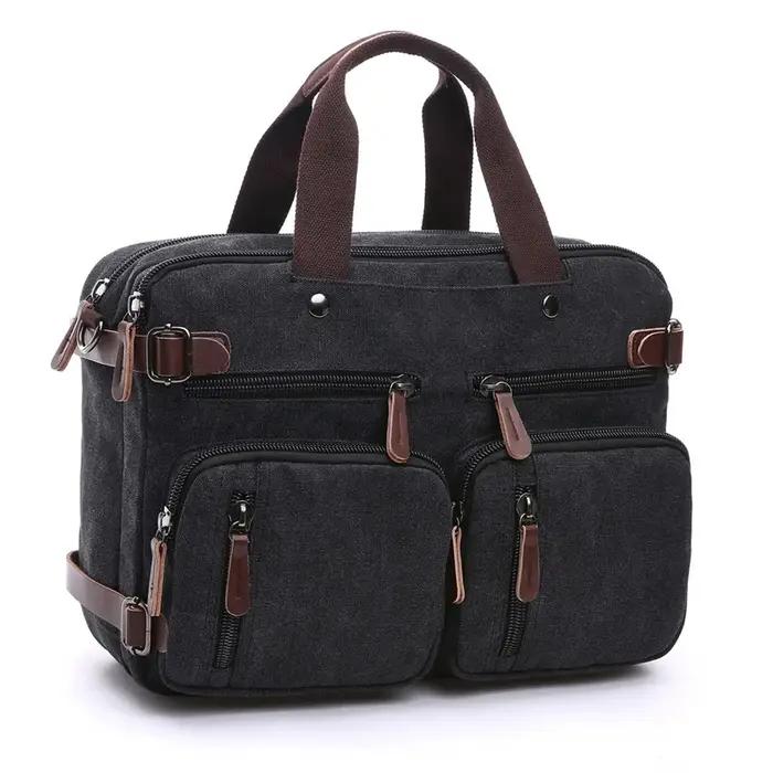 Sac à main de voyage en toile pour hommes, sacs d'extérieur de grande capacité, sacs polochons de vo
