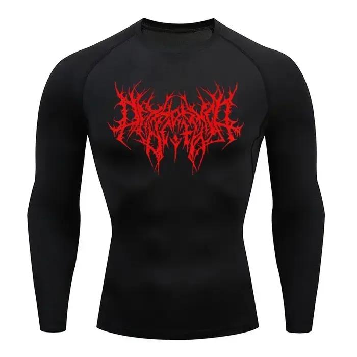 T-shirt homme course Sport T-shirt hommes Compression Fitness hauts T-shirt séchage rapide entraînem