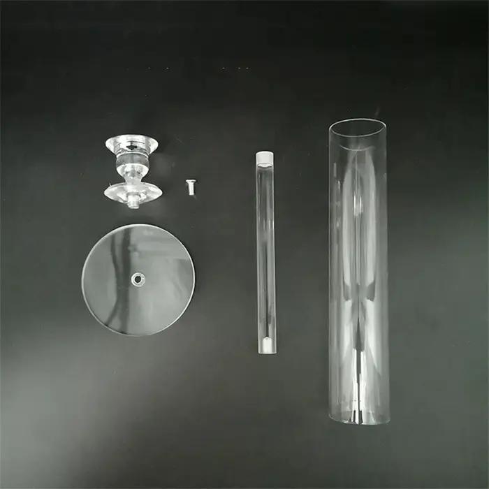 Bougeoirs en cristal, 3 pièces, chandelier en acrylique, plomb de route, centres de table, décoratio