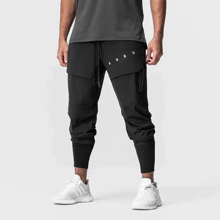Pantalon de jogging cargo multi-poches à séchage rapide pour homme – Idéal pour la gym, le fitness,