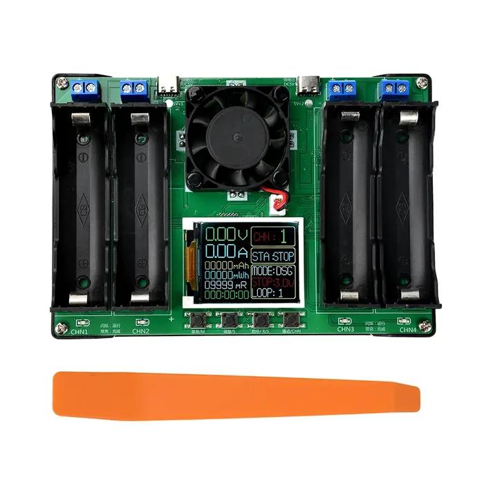 Testeur de capacité de batterie type-c à 4 canaux, affichage LCD, Module de détection de batterie nu