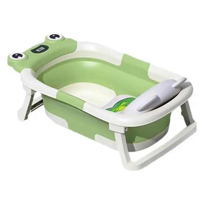 Baignoire pour enfants en promotion, baignoire pliable pour nouveau-nés avec détection intelligente