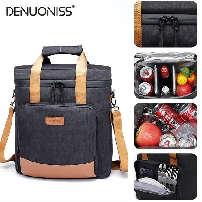 DENUONISS nouveau sac de refroidissement de vin 100% sac isotherme de pique-nique étanche sac de réf