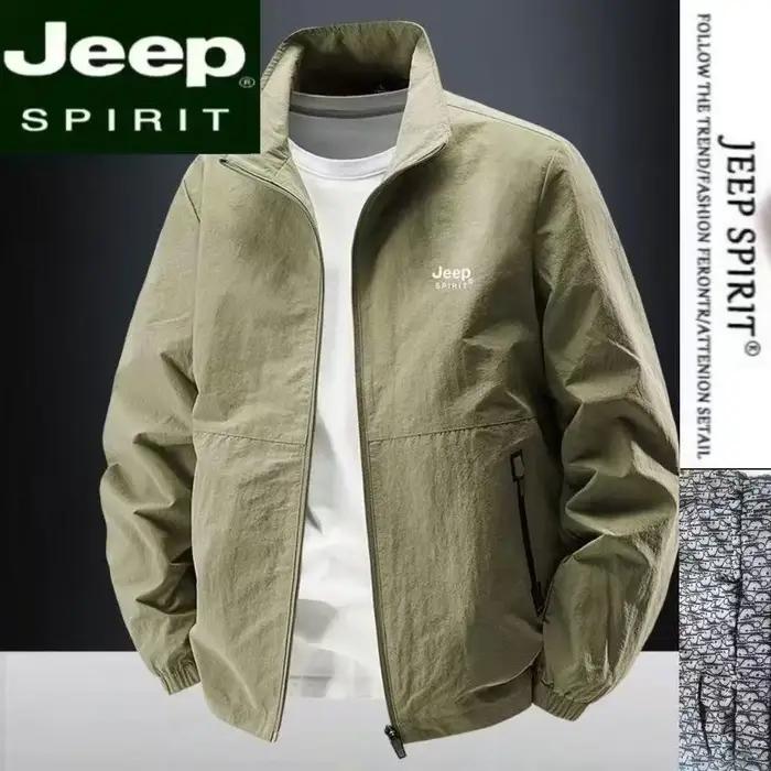 Veste à col montant Jeep Spirit 2026, une tenue de travail décontractée grande taille, idéale pour l
