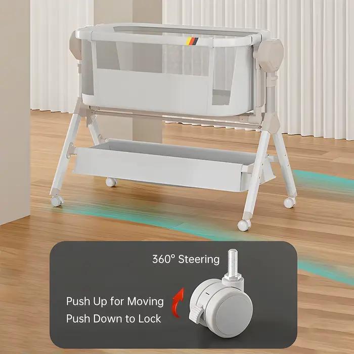 Berceau électrique pour bébé, berceau à bascule, lit cododo pour nouveau-né, lit d'appoint pour bébé