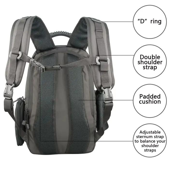 Sac à dos militaire extérieur étanche pour homme, sac pour ordinateur portable multifonction, 35L