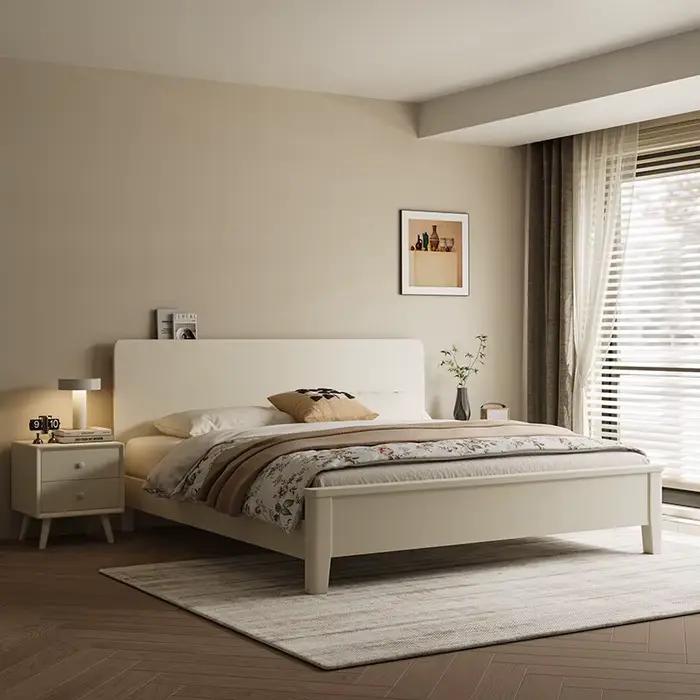 Tête de lit de luxe sans os pour chambre à coucher et salon, barrière de lit efficace pour adultes, cadre de sommeil élégant et durable pour couple