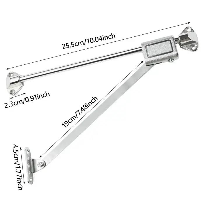 Support de porte rabattable pour placard résistant à l'usure installation facile couvercle de chute domestique barre de rail coulissante pour rangement efficace et élégant