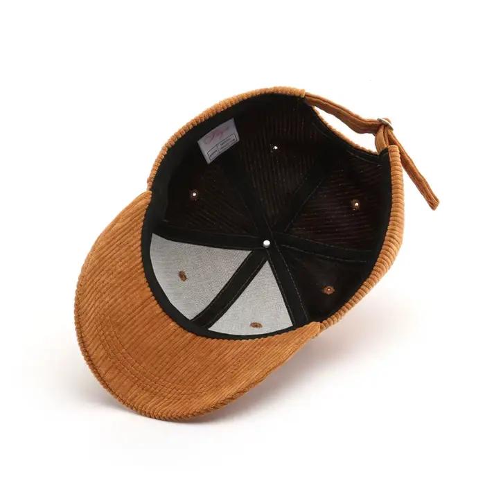 Casquette de Baseball en velours côtelé pour femmes et hommes, nouveau chapeau de soleil en coton de