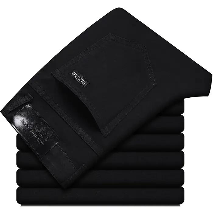 Wthinlee 8 modèles printemps automne affaires jean hommes décontracté droit Stretch mode classique t