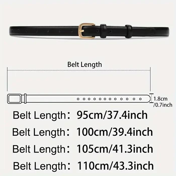 Ceinture noire pour femmes, 2 pièces, mode rétro, boucle à aiguille, ceinture en jean, sangle décont