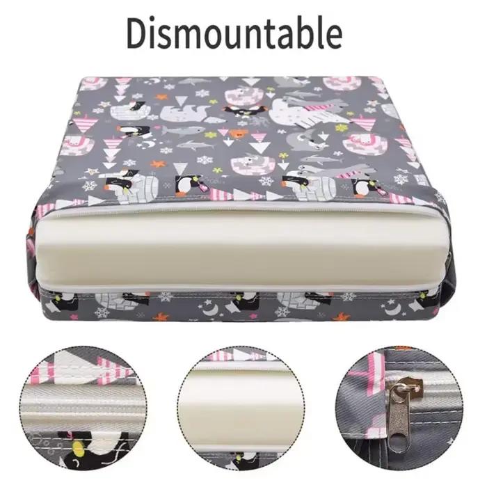Coussin de chaise pour bébé siège réglable sièges rehausseurs pour enfants semelle intérieure rehaussante pour salle à manger coussins de sécurité amovibles occaions familiales