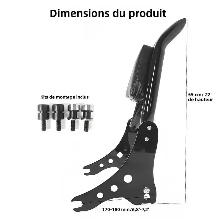 Barre de dossier arrière de moto pour Harley Softail Sport Glide FLSB Low Rider ST FXLRST 117 FXRST FXLR FXLRS 2018 – 20