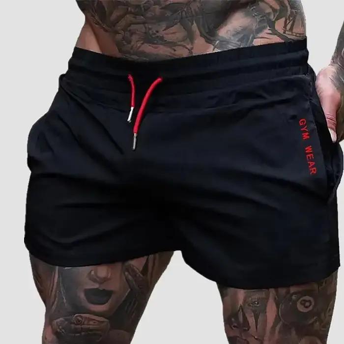 Shorts de sport tissés pour hommes, collection été 2026 – Pantalons de survêtement fins et tendance