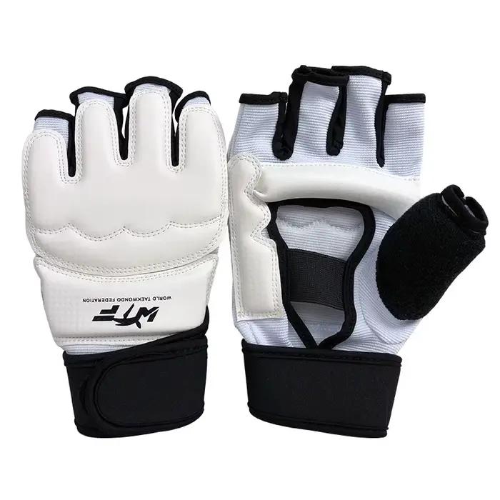 Gants de pied en cuir pour taekwondo, anneau de Rotterdam, protection de rinçage de karaté, équipeme