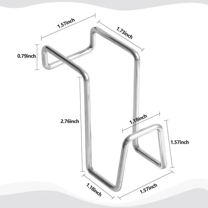 Porte-éponge en métal pour évier de cuisine et comptoir de salle de bain élégant et polyvalent pour rangement ordre et propreté