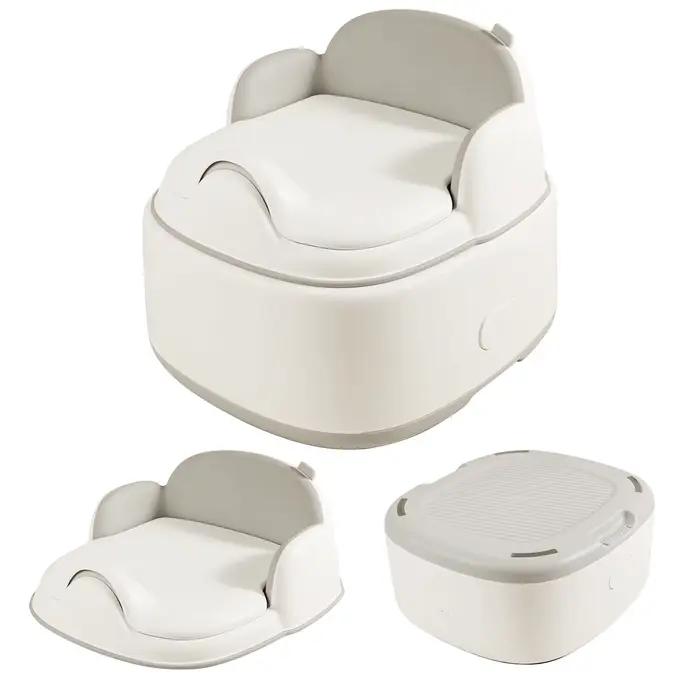 Ensemble de pot pour l'apprentissage de la propreté pour bébé 3 en 1 - Siège de pot avec marchepied