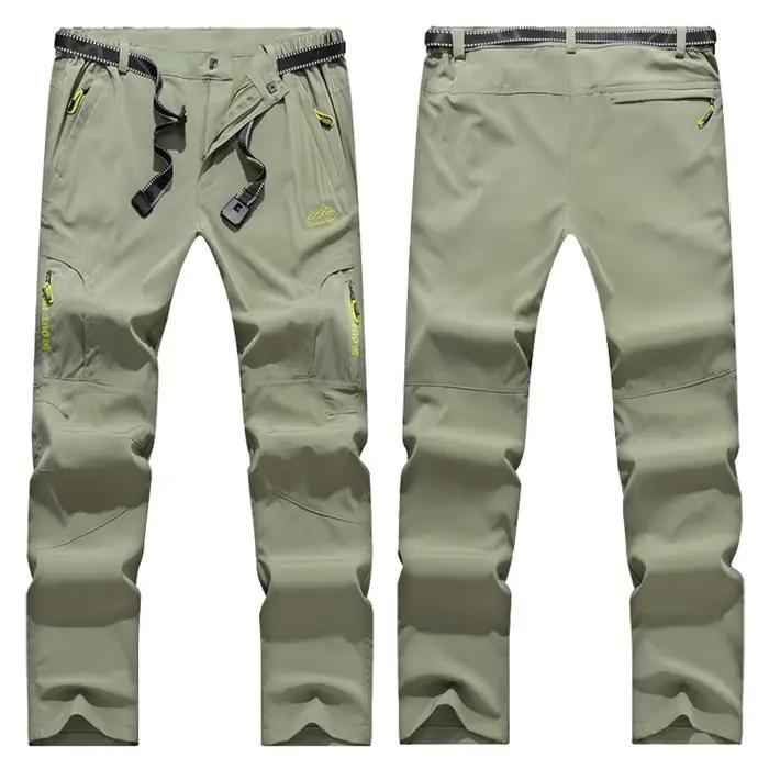 SFABL L-5XL D'été À vaccage Rapide Pantalon Hommes commandé Imperméable DulPants pantalon de peche h
