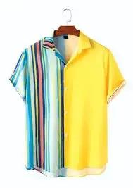 Chemise décontractée à manches courtes pour hommes, graphique de la vie marine, chemises à revers bo