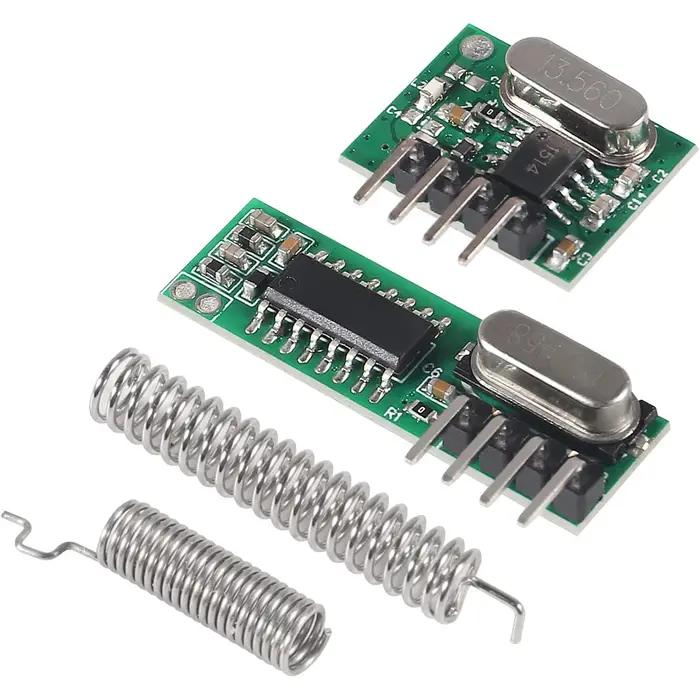 Émetteur et récepteur RF sans fil 433mhz, avec antenne, Module de télécommande, Kit de bricolage pou