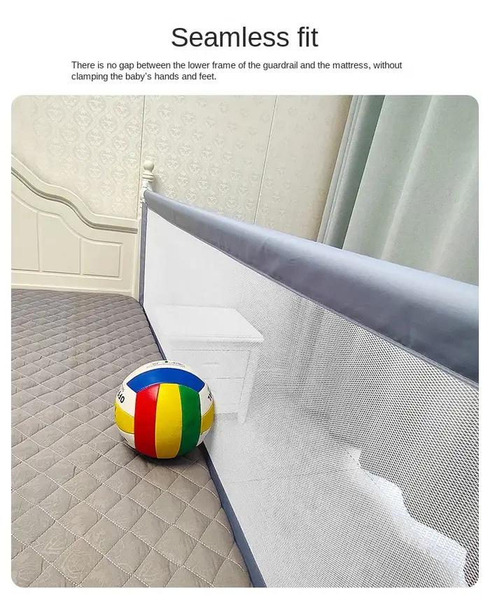 Garde-corps de lit de sécurité pour bébé, 150-200cm, barrière de lit à hauteur réglable, clôture d'activité relevable pour bébé, pare-chocs portables