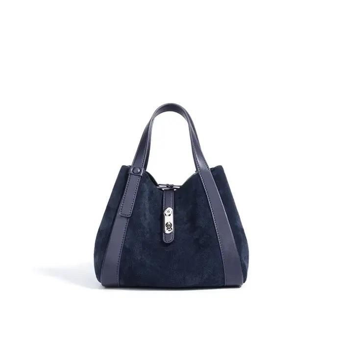Jonlily femmes sac à bandoulière en cuir véritable femme mode sac à main fourre-tout sac de jour déc