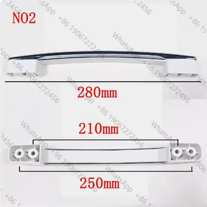 Poignée de porte universelle pour réfrigérateur et congélateur, 25/28/31cm, poignée de vitrine à 4/6 portes, accessoires pour réfrigérateur commercial, 1 pièce