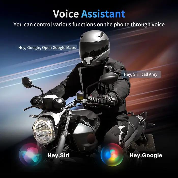 Intercom Bluetooth Moto Fodsports M1 S Pro Communication de Groupe Motards Sorties En Groupes Sécurité Motocyclisme