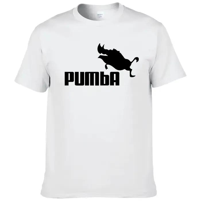 T-shirt imprimé PUMBA, été, hip-hop, sport, bas de tenue, manches courtes, sanglier volant, sanglier