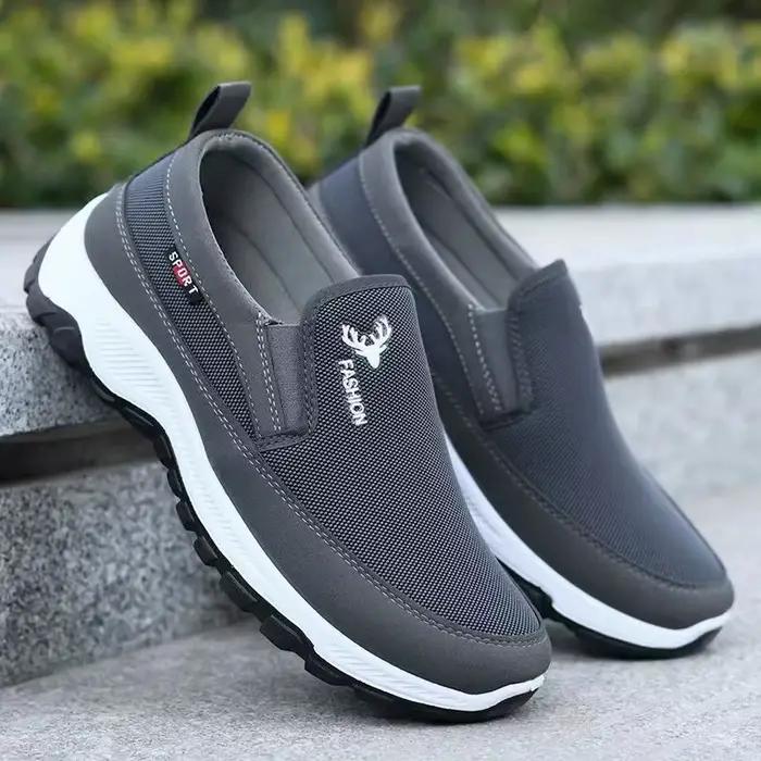  Chaussures pour hommes espadrilles décontractées été respirant maille imperméable en plein air san