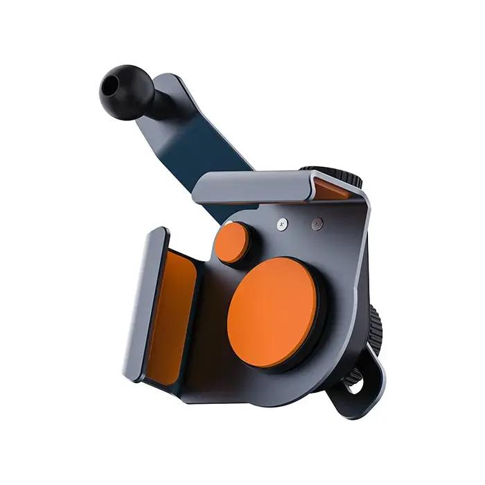 Support de téléphone de voiture en alliage d'aluminium réglable multi-angles style pince accessoire universel pour écran de téléphone portable occasions spéciales conduite quotidienne et voyages