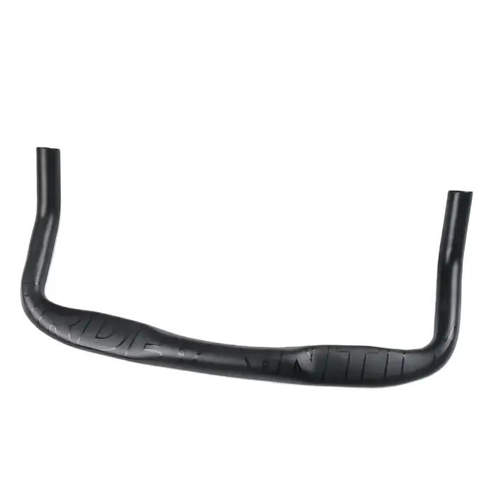 Aramment fixe engrenage course vélo de route TT guidon 31.8mm noir en alliage d'aluminium vélo Bullh