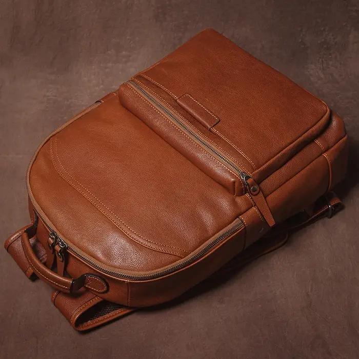 GURO marque de luxe sac à dos en cuir véritable hommes et femmes haute capacité week-end sac de voya