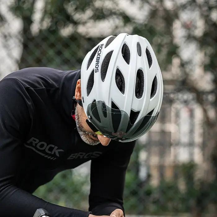 ROCKBROS – casque de vélo moulé intégralement, casque de vélo, moteur de Scooter électrique, casque