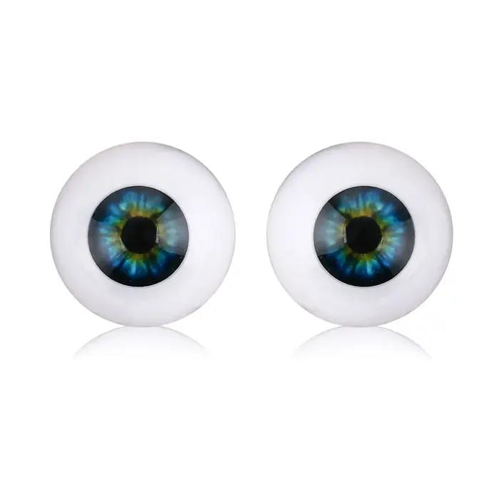1 paire de globe oculaire en plastique acrylique, accessoires de sécurité au beurre, yeux de dinosau