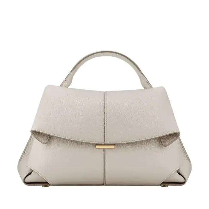 Nouveau sac à main en cuir véritable pour femmes, sac fourre-tout de luxe en cuir de vachette, sac à