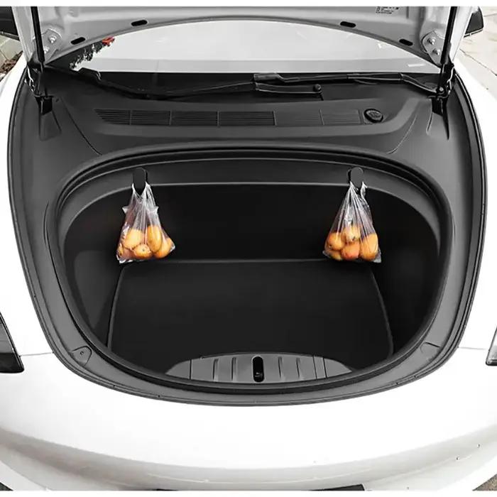 Crochet de coffre avant de voiture, 2 pièces, pour Tesla modèle 3 2017 – 2020, Installation de Clip