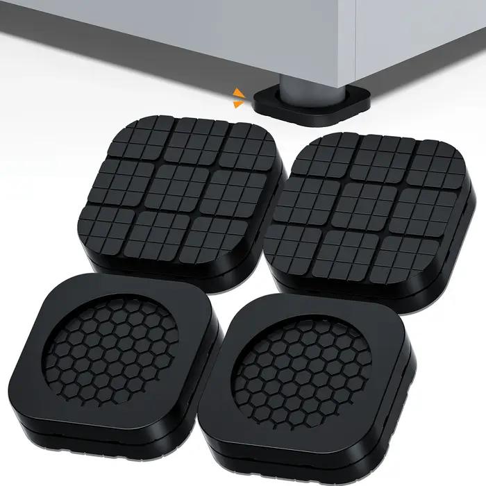Coussinets de Pieds Anti-Vibration pour Machine à Laver, Polymères Slipstop, Silencieux, Universel,
