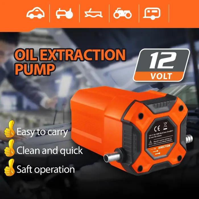 EADavid-Pompe d'aspiration d'huile de voiture électrique, 12V, 60W, livraison de carburant, huile mo