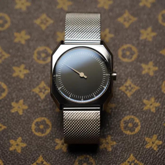 SKU – montre rétro à un pointeur pour hommes, montre à Quartz carrée de Style Vintage, Design Unique