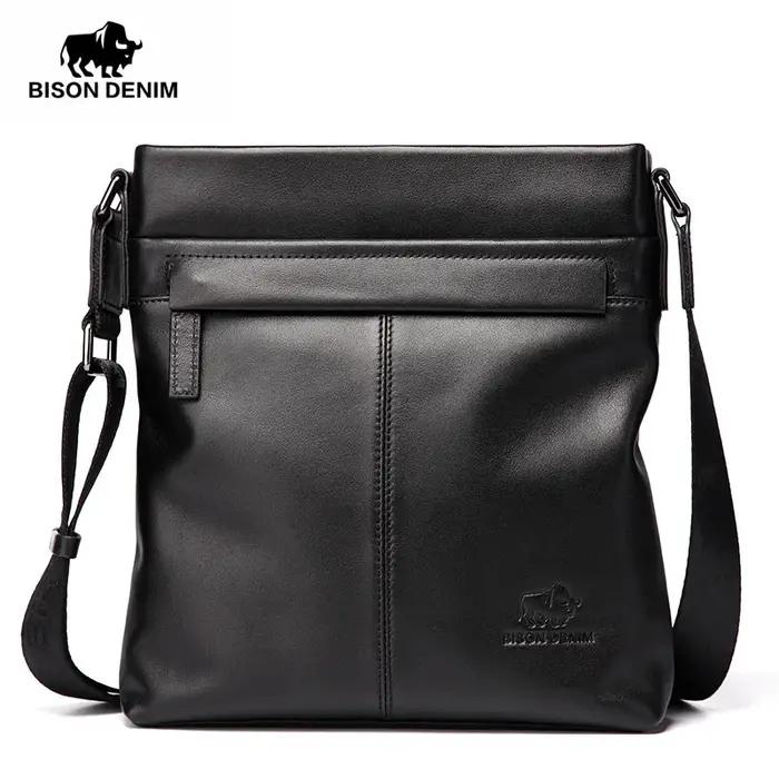 Bagressions DENIM-Sac à Bandoulière en Cuir group pour Homme, Sacs Messenger Décontractés, Cuir de V
