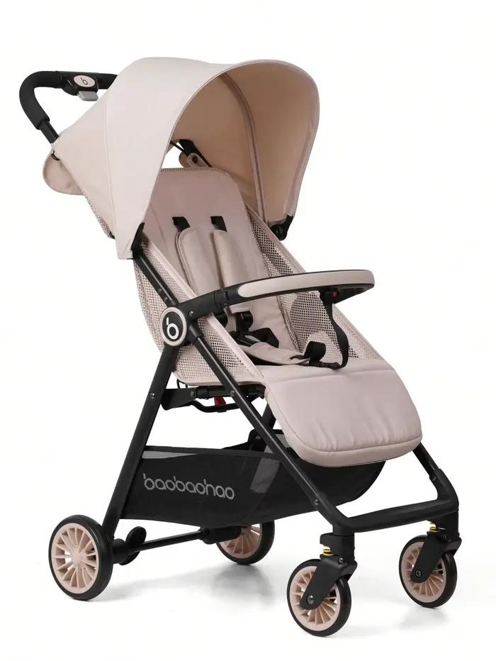 La poussette pour bébé est légère, pliable, peut s'asseoir ou s'allonger, poussette portable avec de